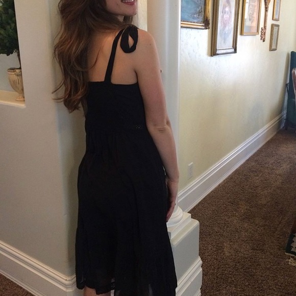 Abercrombie and Fitch Black tie dress. - Picture 2 of 8